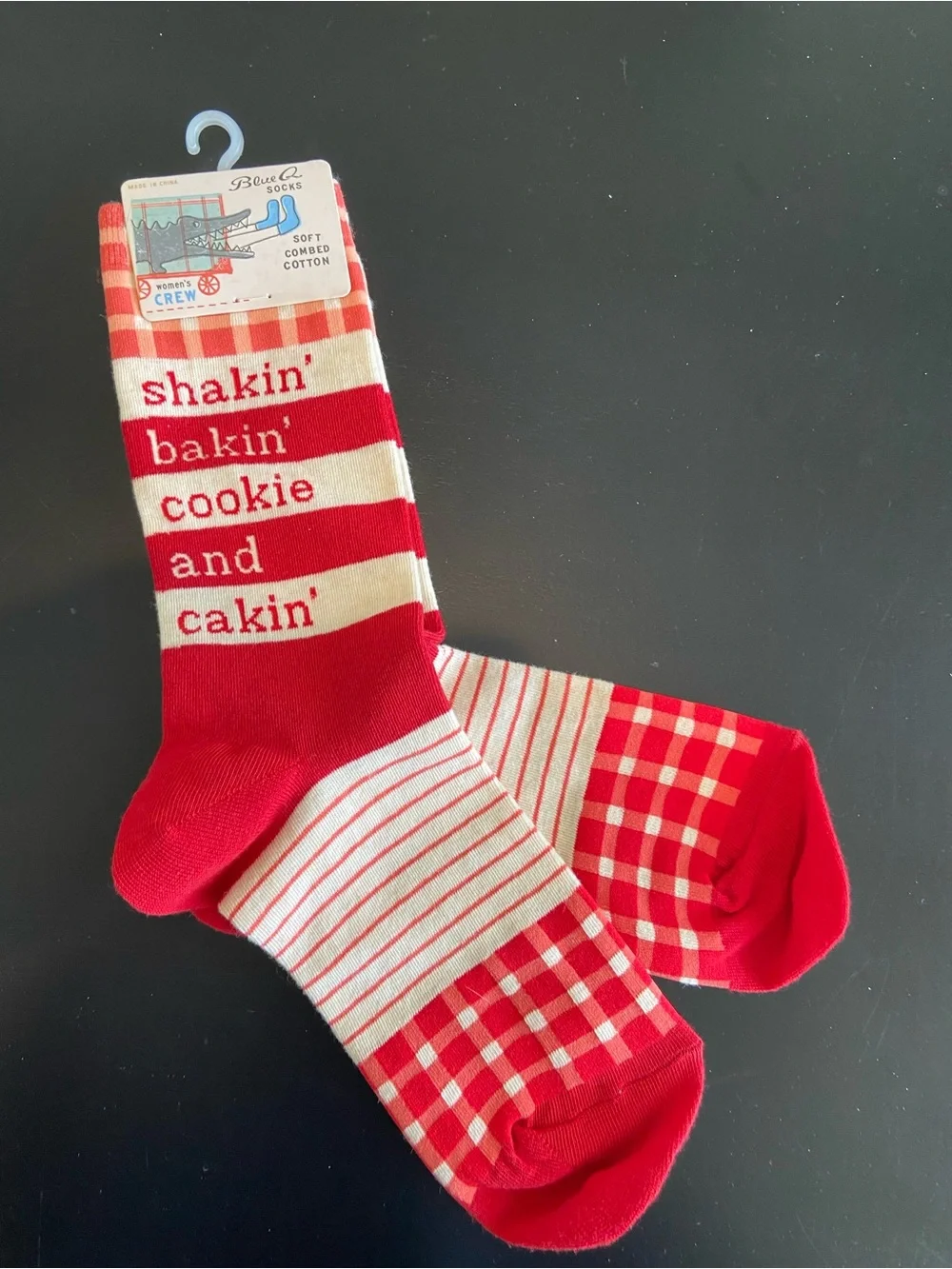 nwt crew socks one pair stretchy fun colorful